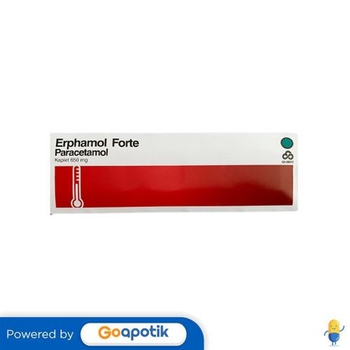 Erphamol Forte 650 Mg Strip 10 Kaplet