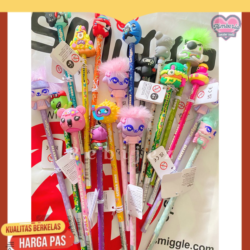 

Smiggle Pensil Pencil Wangi Karakter Lucu Peralatan Tulis Anak Sekolah 2421