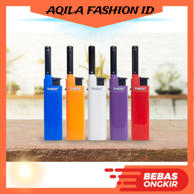 Korek Api Mancis Gas Bara Tokai Ulang Pemantik Kompor Tokai ZET AQID