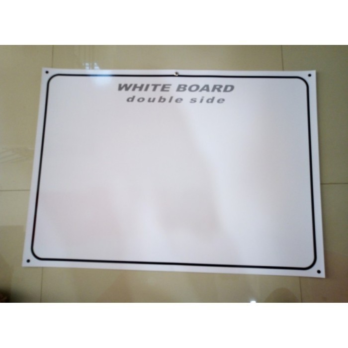 

WHITEBOARD PAPAN TULIS KERTAS SCHEDULE BOARD BESAR 70 X 50 CM - GOJEK