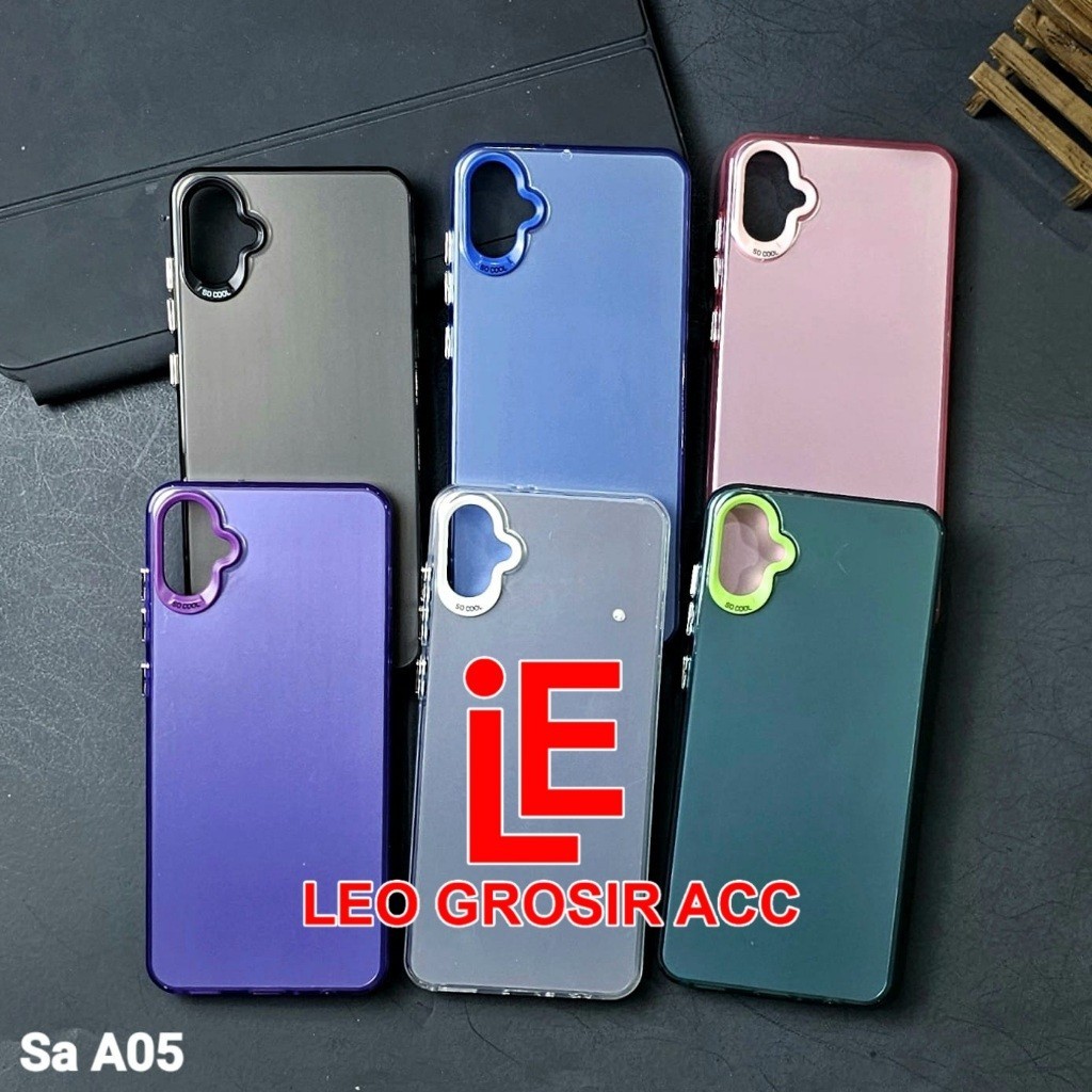 SAMSUNG A05 CASE SOCOOL CASING IMD HYBRID PLATE HOLOGRAM SAMSUNG A05