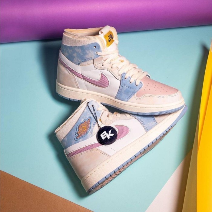 AIR JORDAN 1 HIGH ZOOM PINK OXFORD