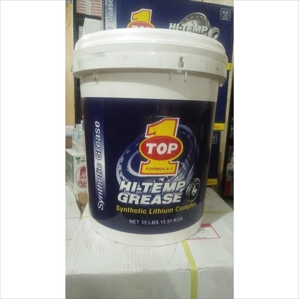 Minyak Gemuk Stempet Top 1 One Biru Hi Temp Grease 1 Pail 15.91 kg