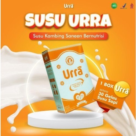 

TERLARIS HARI INI !!! SUSU URRA - Susu Penambah Berat dan Tinggi Badan Anak | Susu Kambing Saneen Premium | Rasa Original 200gr Halal BPOM