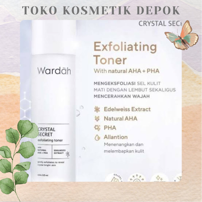 Wardah Crystal Secret Exfoliating Toner | toner WARDAH