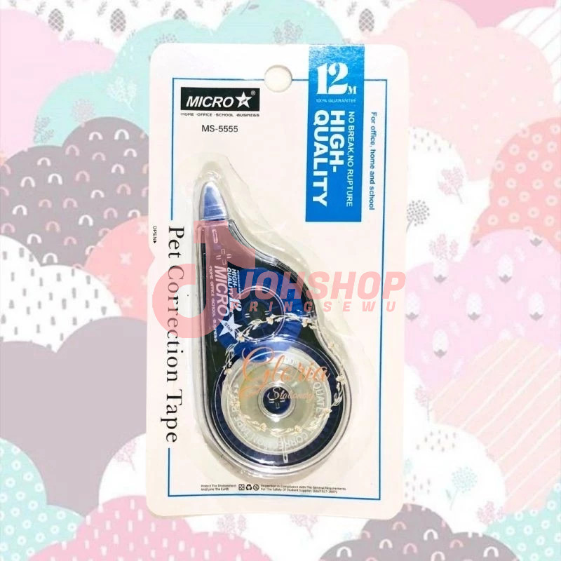 

Correction tape MS 5555 Micro star/ Tip x kertas MS 5555 Micro star