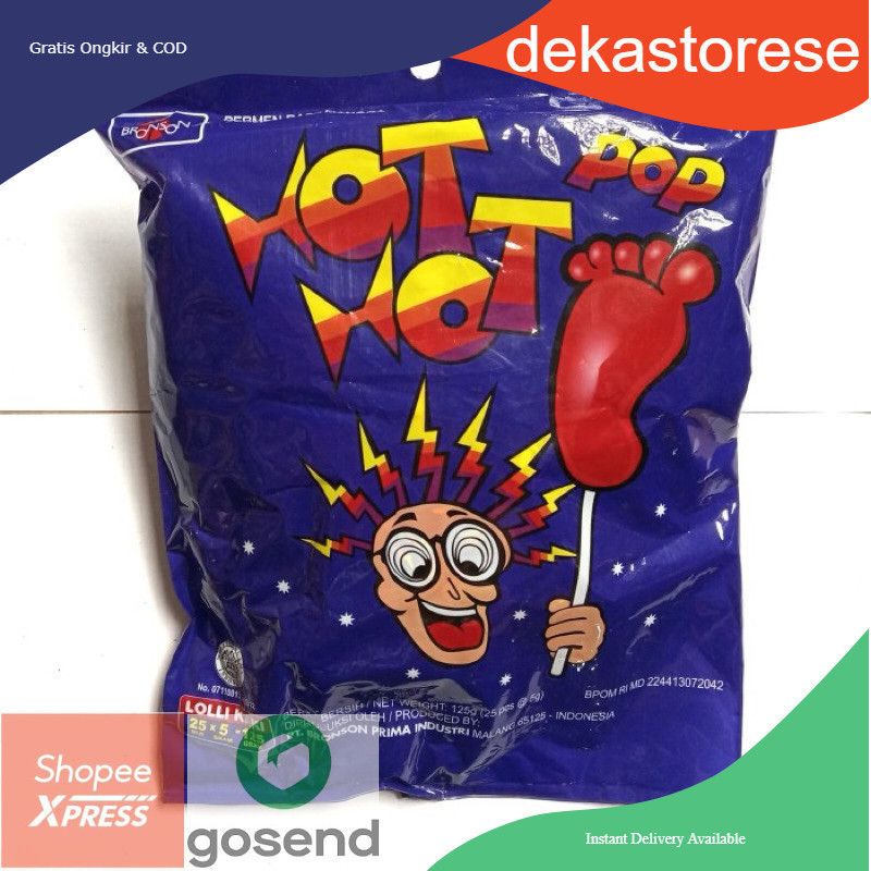 

PERMEN HOT HOT / Permen Kaki PACK ISI 25Pcs