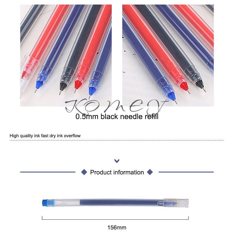 

【qing】Pena Gel Kapasitas Besar 0.5Mm Alat Tulis Kreatif Pena Berbasis Air Ujian Siswa