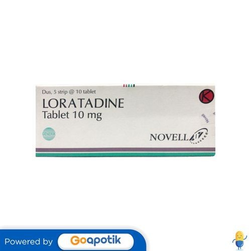 Loratadine Novell 10 Mg Box 50 Tablet