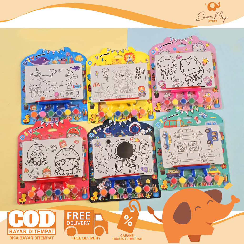 

Fancy Paket Drawing Set 8006 Melukis Mewarnai Untuk Anak Lengkap Murah