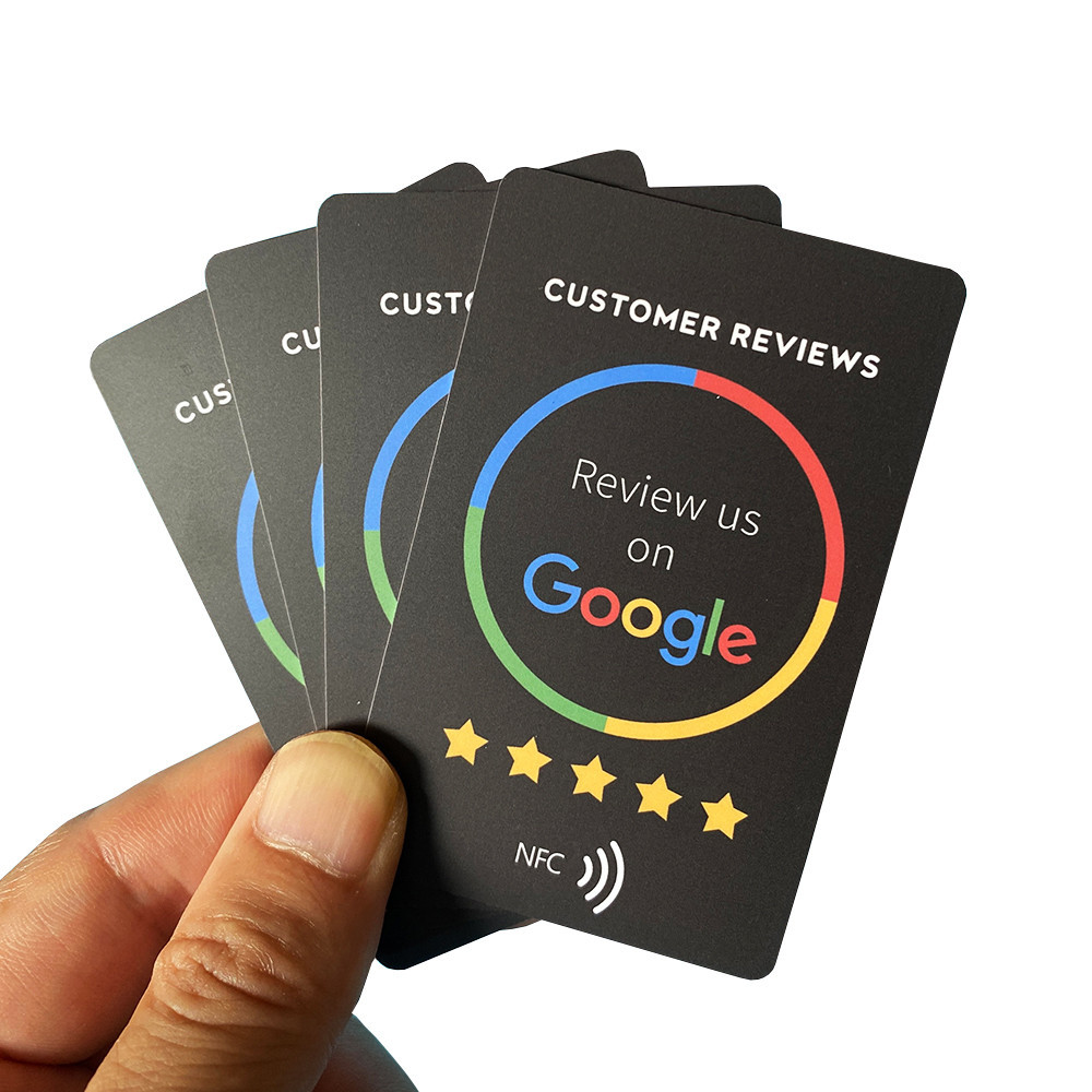 Review us on Google Trustpilot Tripadvisor Reviews NFC Tap Cards NTAG215 504bytes NFC-Enabled Google