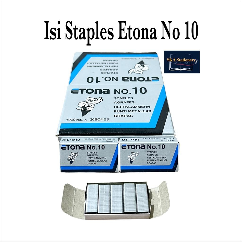 

Refill/Isi Staples Kecil Etona No 10 ORI (Pak Kecil)