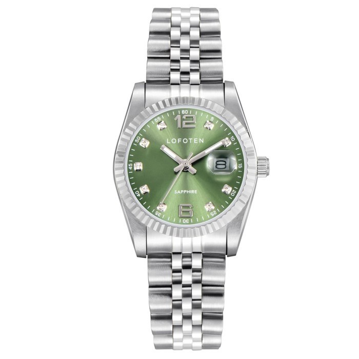 LOFOTEN Jam Tangan Couple Analog F-8105L & F-8105M Stainless Steel