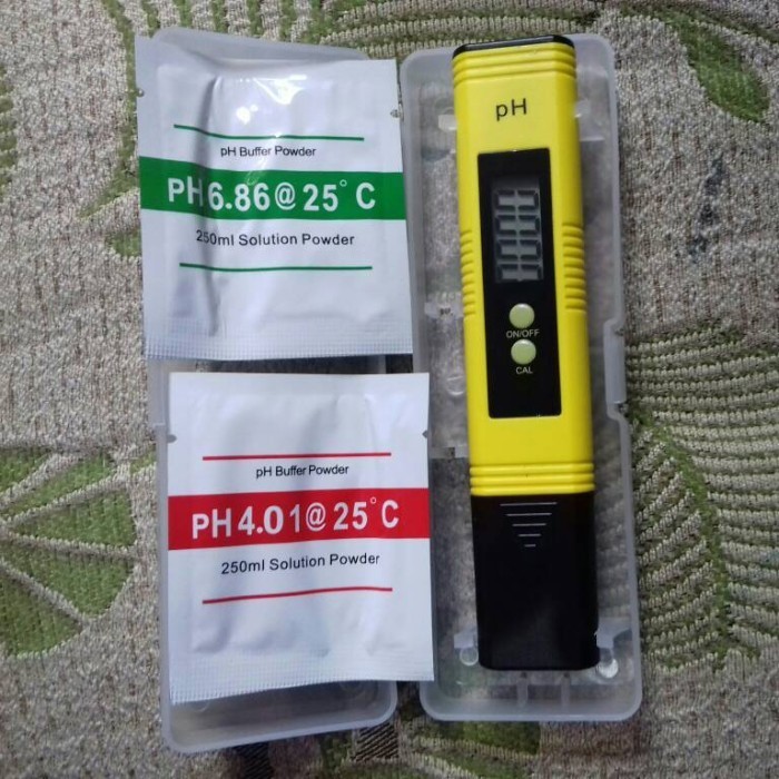 pH Meter Digital Auto Calibrate, utk Hidroponik, Aquaponik, Air Limbah