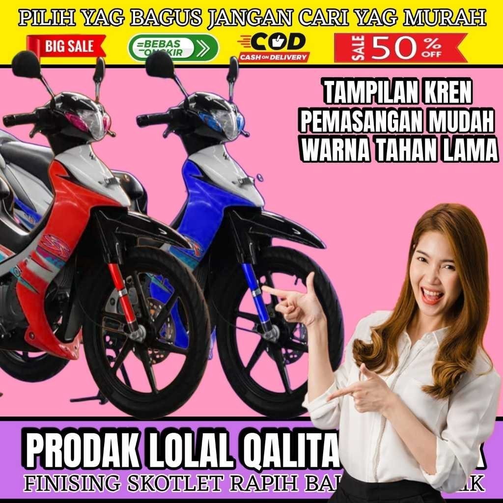 Cover Shock Depan Satria 2 tak