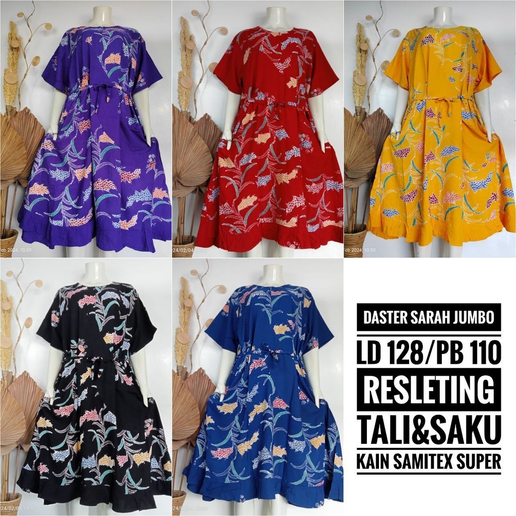 Daster Sarah jumbo BEST SELLER  #DasterBumil #DasterBusui #DasterBatikKekinian #DasterTerbaru2024 #D