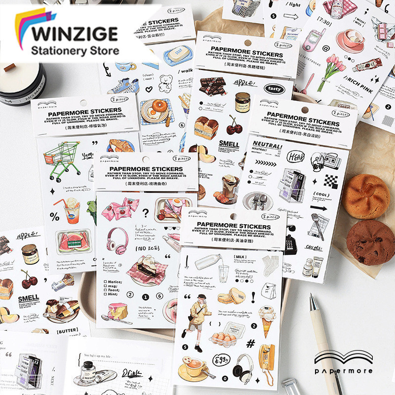 

Surabaya Winzige Stiker Lucu Scrapbook Sticker Aesthetic Korea Jurnal Dekorasi Sticker Deco Journal Planner Diary Sticker