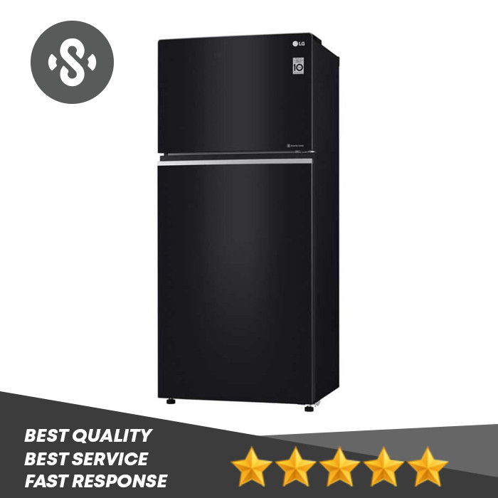 Kulkas LG 2 Pintu GN-C702SGGL / Refrigerator LG GNC702SGGL Inverter