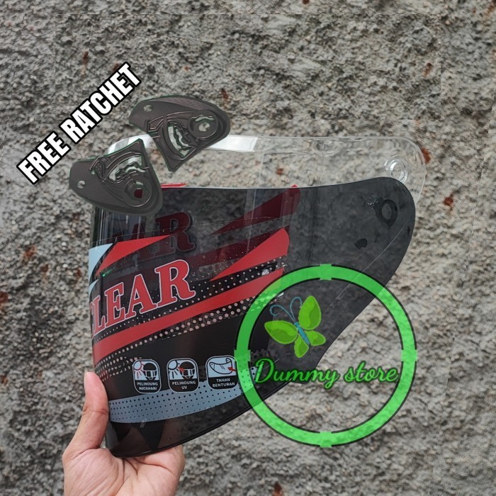 Flat Visor Helm KYT KYOTO / Kaca Helm KYT KYOTO