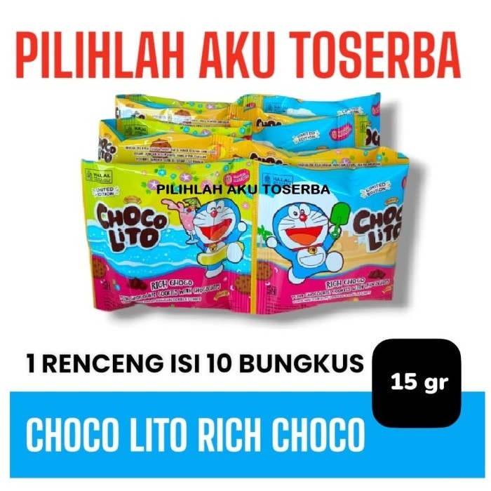 

Biskuit CHOCO LITO Renceng Rasa RICH CHOCO - ( HARGA 1 RENCENG )