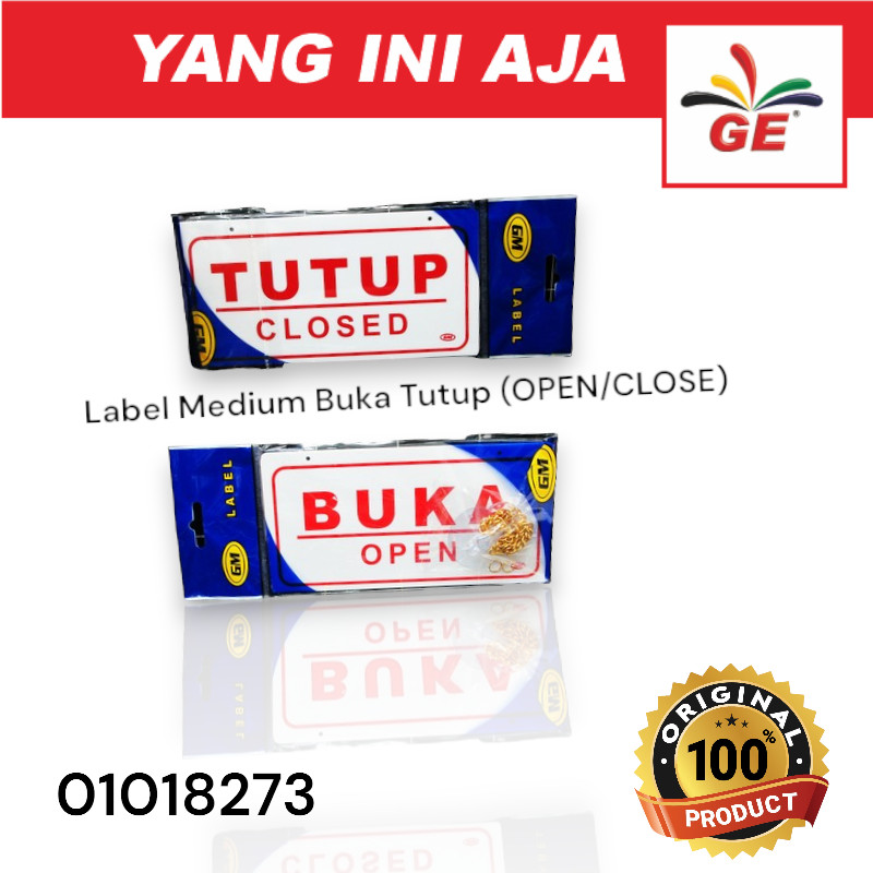 

LABEL "BUKA/TUTUP" (MEDIUM) - 01018273