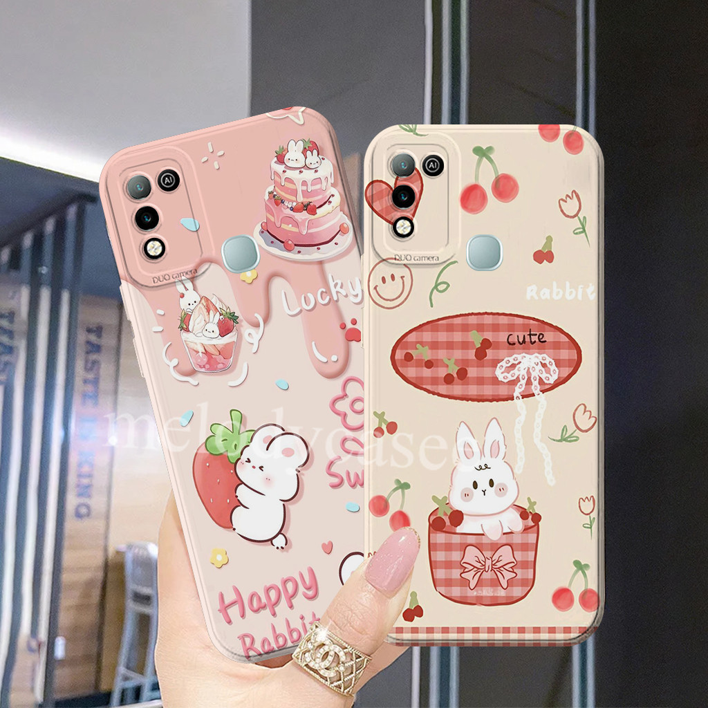 Infinix Hot 10 11 9 Play Smart 5 / 6 Ram 3/64 Cassing Bumper Pro Kamera Motif Be4r Pelindung Hp