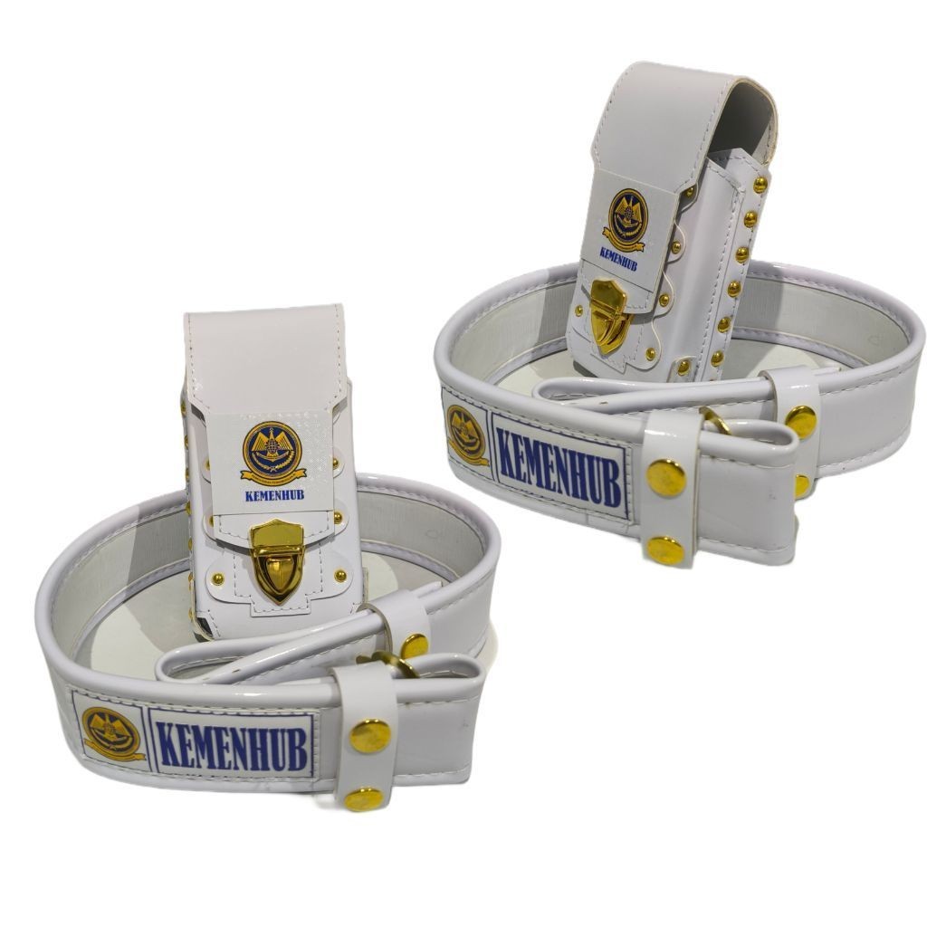 MULKY Kopel Sarung Hp Set Kemenhub Putih Terbaru