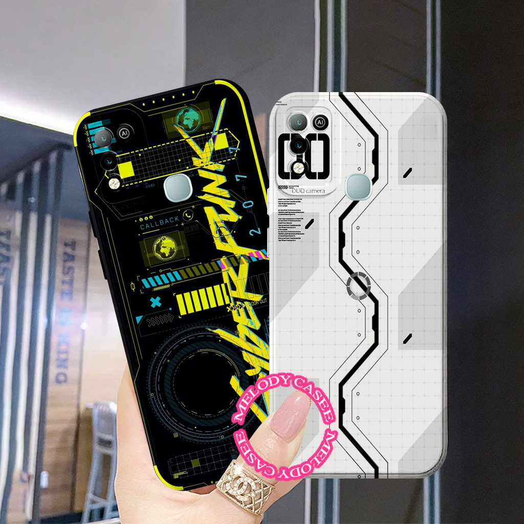 Infinix Hot 10 11 9 Play Smart 5 / 6 Ram 3/64  Untuk Motif Case Karakter Custom Cassing Pro Kamera P