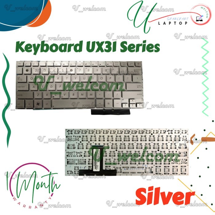 Keyboard ZenBook 13 UX31 UX31E UX31A UX32E UX32E Silver Series