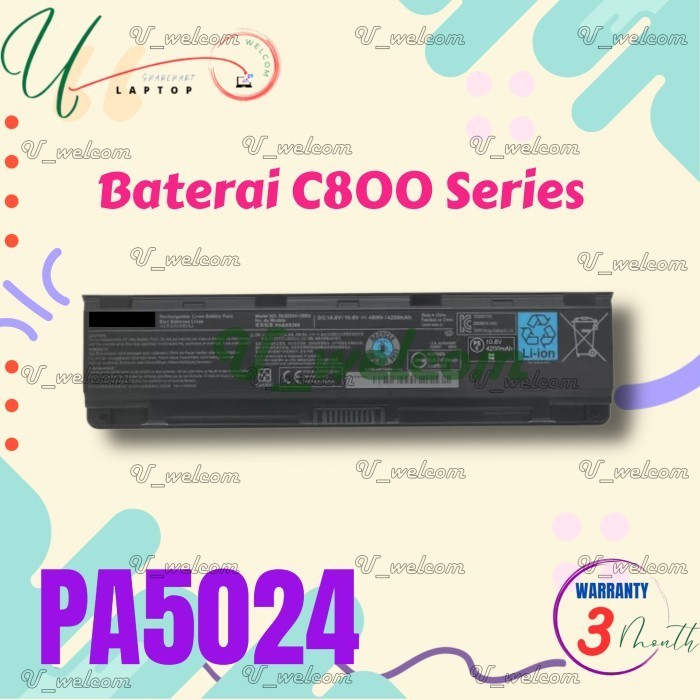 Battery laptop Baterai C800 M840 P800 P840 P850 P870 L830 L840 L850 C855 C840 C850 C870 L800  L870 M