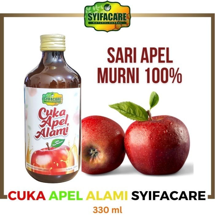 

Cuka Apel Alami Syifacare Sari Apel Murni 100% Asli Original Malang