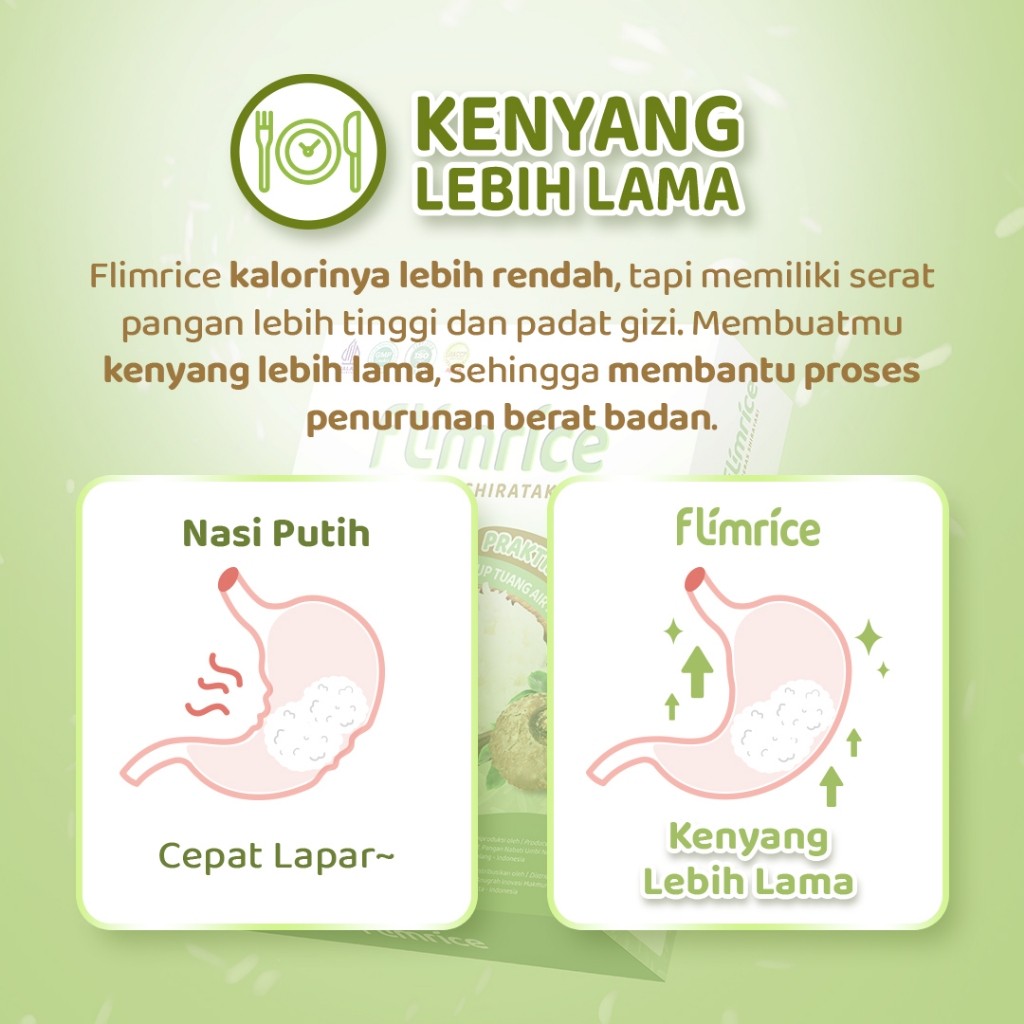 

Promo 7.7 Flimrice Nasi Shirataki (Nasi Diet) - 1 box isi 7 sachet