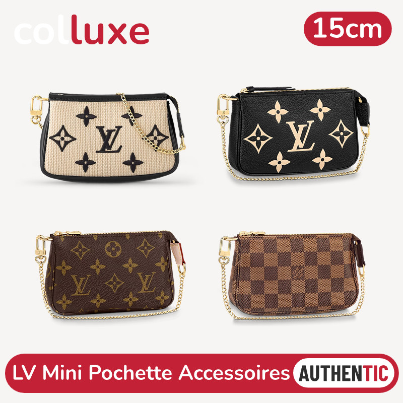 Loui*s Vuitton Louis Vuitton Mini Pochette Accessoires Chain bag coin purse