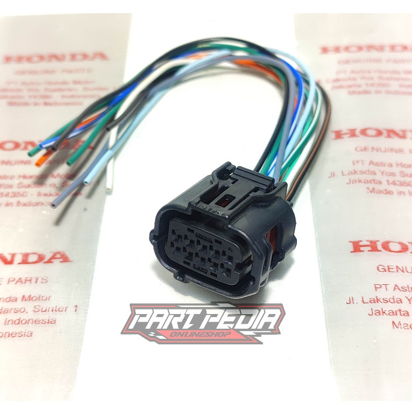 kabel soket socket modul remot modul answer back system 10 pin honda Vario 125 150 Scoopy Fi Vario o