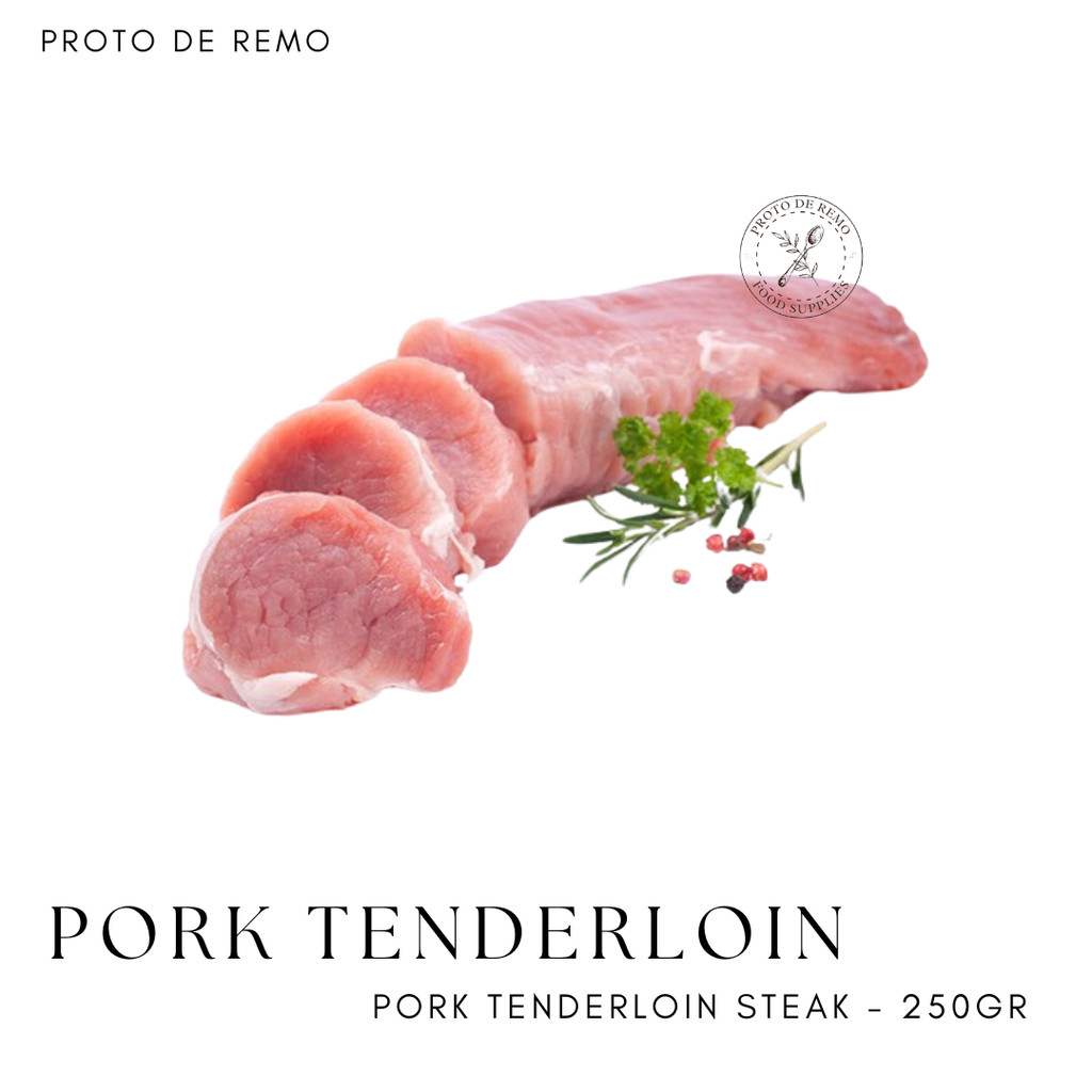 Daging Steak Babi | Pork Steak Loin | Tenderloin Cut | Pork Belly Steak Cut - 250gr
