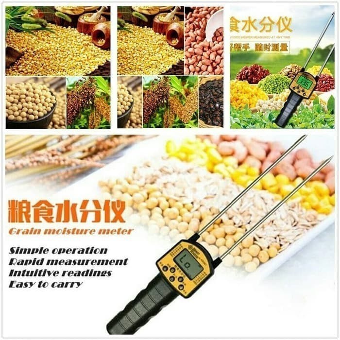 alat ukur kadar air kelembaban biji jagung gandum kacang