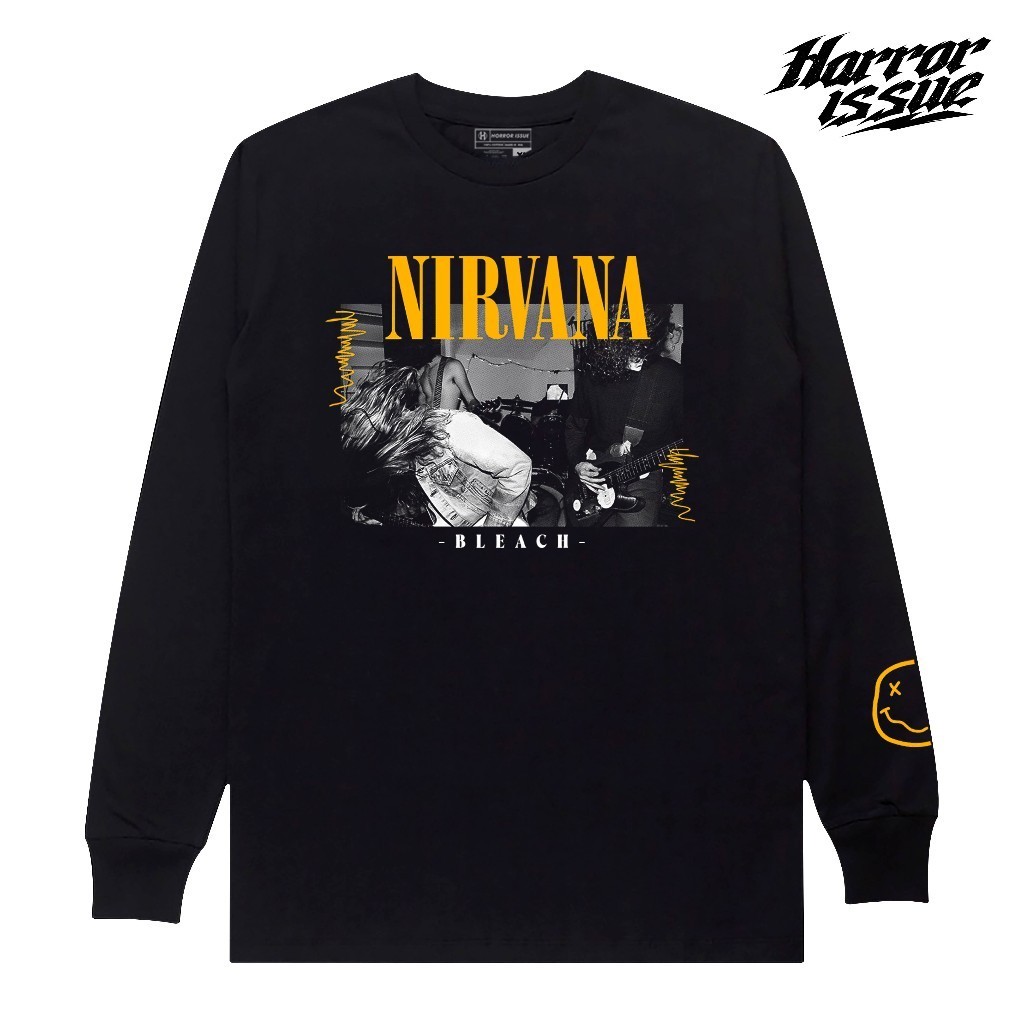 Horror Issue Nirvana Long Sleeve Black Unisex