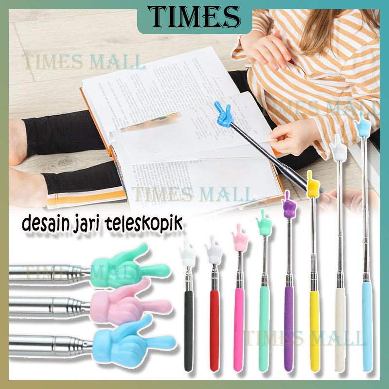 

teleskopik pointer untuk mengajar 68CM/Tongkat penunjuk papan tulis praktis / Tongkat Penunjuk Whiteboard / desain jari teleskopik/Jari Mengajar Pointer