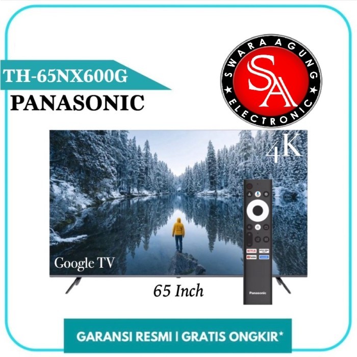 Led UHD 4K Google TV 65 Inch Panasonic Type : 65NX600 - Android (Medan)