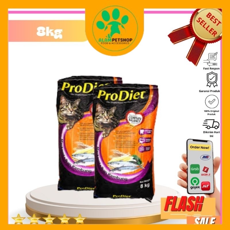 Makanan Kucing ProDiet Mackerel 8kg