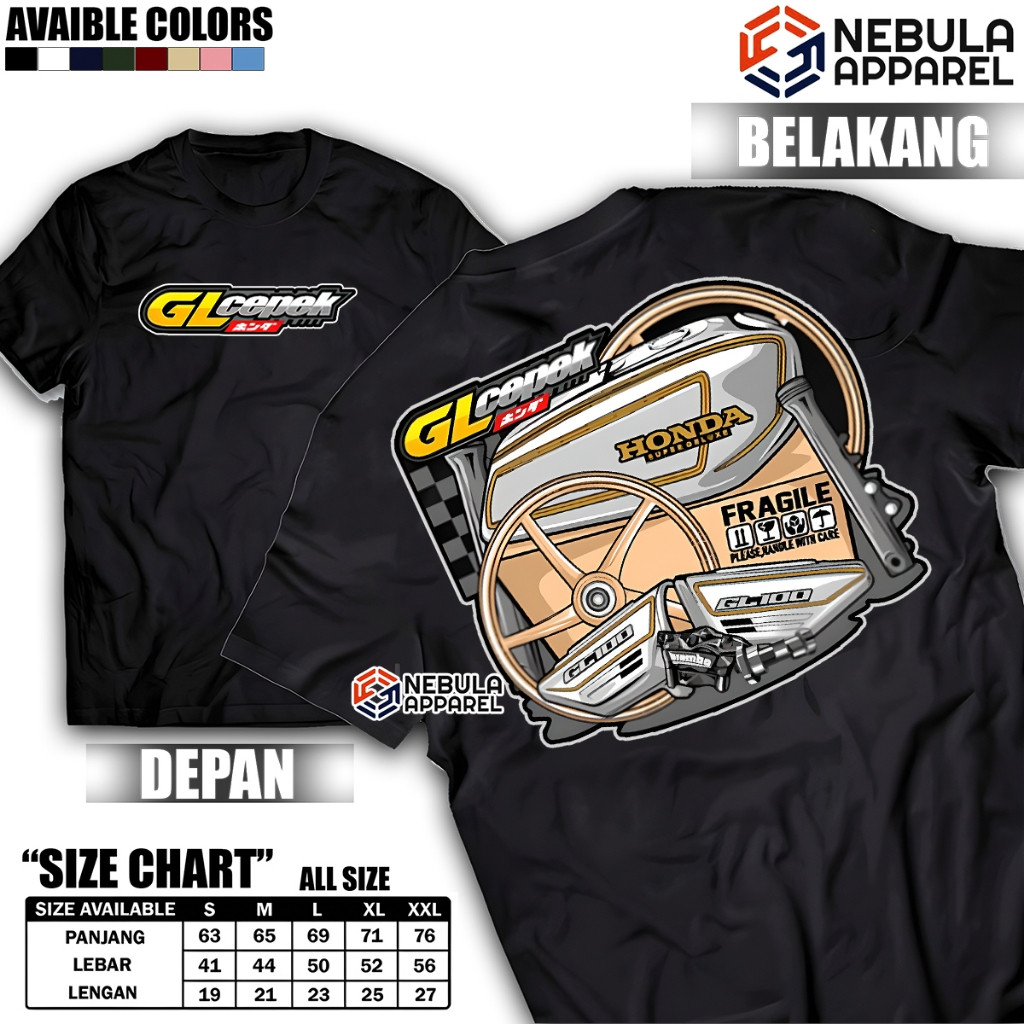 Kaos-Racing-GL-100-Part-Aksesoris-Motor-GL-CEPEK-Kaos-Pria-Distro-Herex-Style-Motor-cb-gl-mp-tiger-C