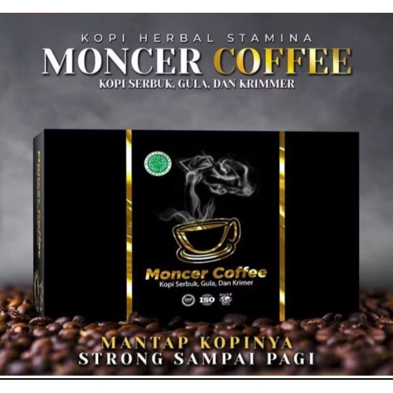 

1Box Isi 8 Sachet Monceer Coffee Original