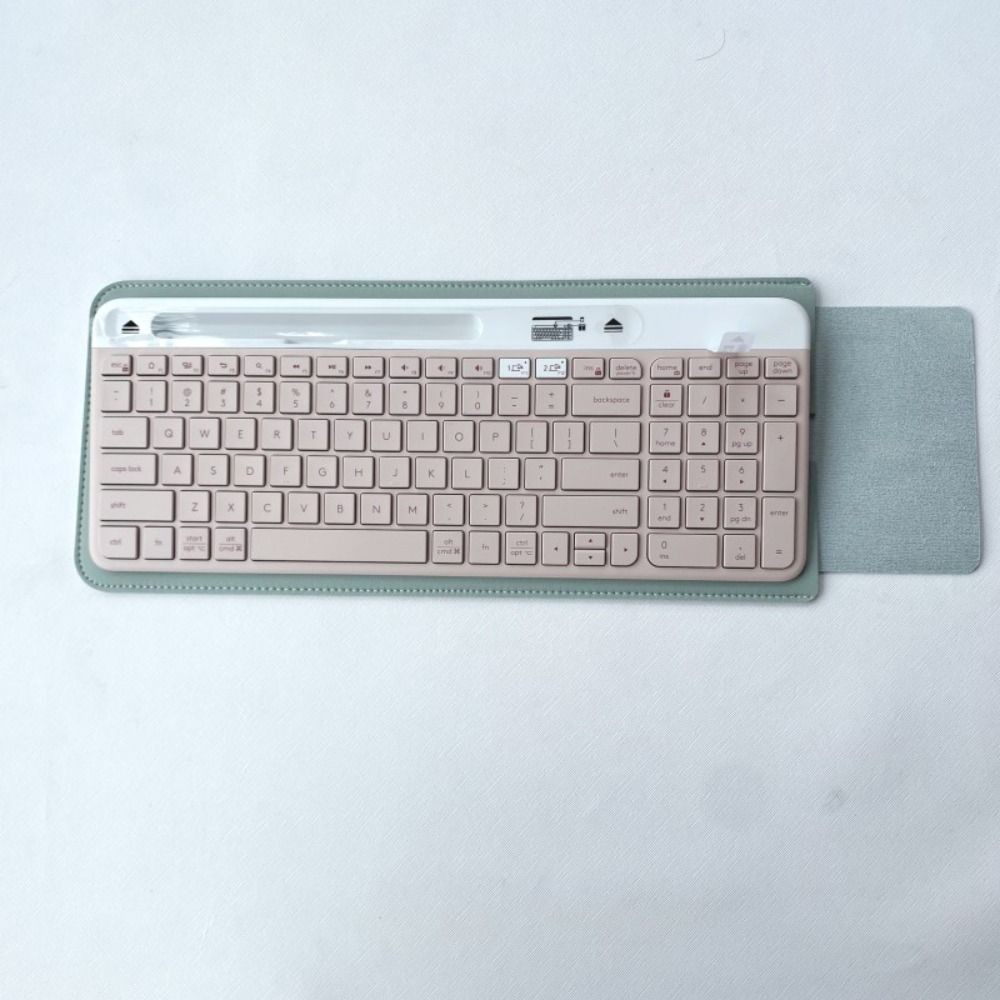 

Storage Bag for Logitech K580 PU Leather Wireless Keyboard Sleeve Portable Keypad Pouch Dustproof Anti-Shock Protective Case