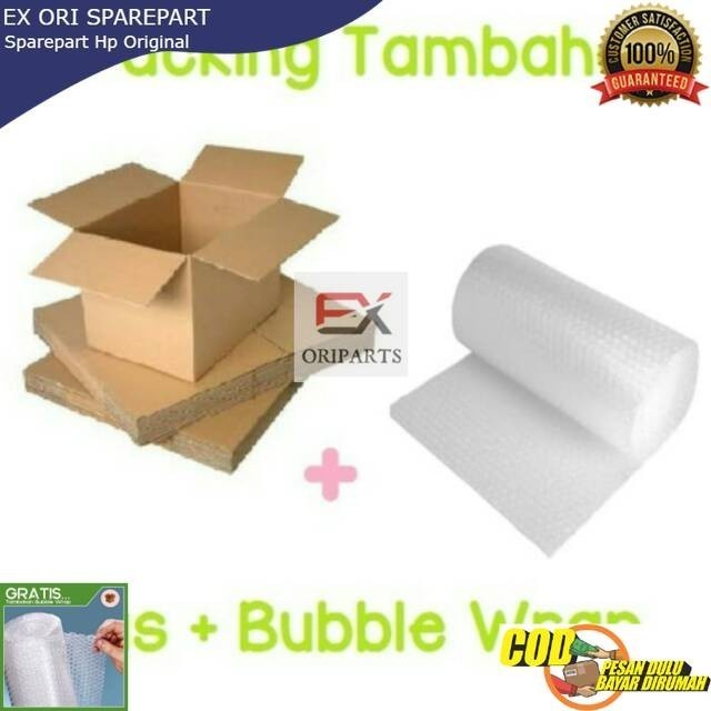 

PROMO Packing Tambahan Dus plus Buble Wrap KOMPATIBEL EX ORI PART