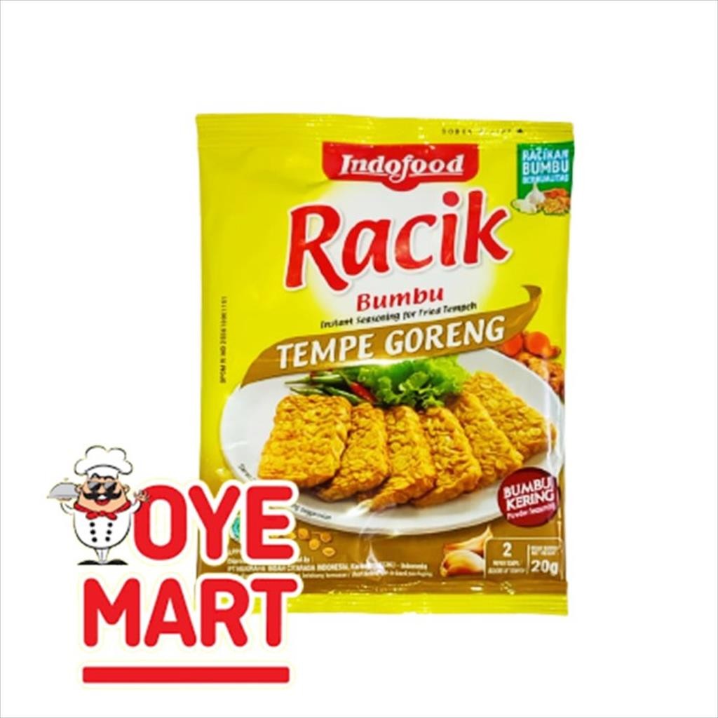 

INDOFOOD RACIK BUMBU AYAM GORENG 26GR/BUMBU INSTAN Tempe Goreng