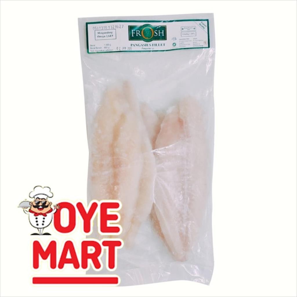 

FROSH DORI FILLET NBL 1KG ISI 4 PANGASIUS FILLET DORY