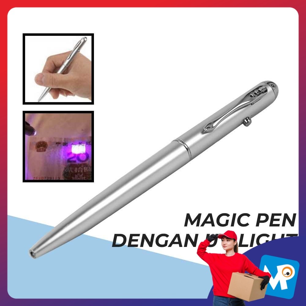 

Pena Tinta Invisible Magic Pen dengan UV Light - HY-0812