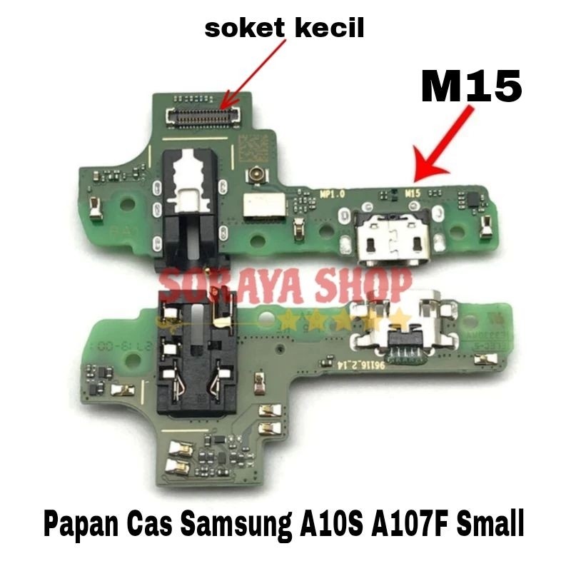 Papan Cas Samsung A10S A107 A107F Small Soket Kecil Pcb Board Konektor Charger Ori