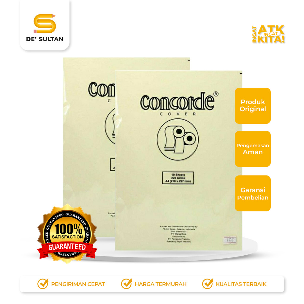 

CONCORDE KERTAS/ PAPER NO 80231 (1PACK/ 10SHEETS)