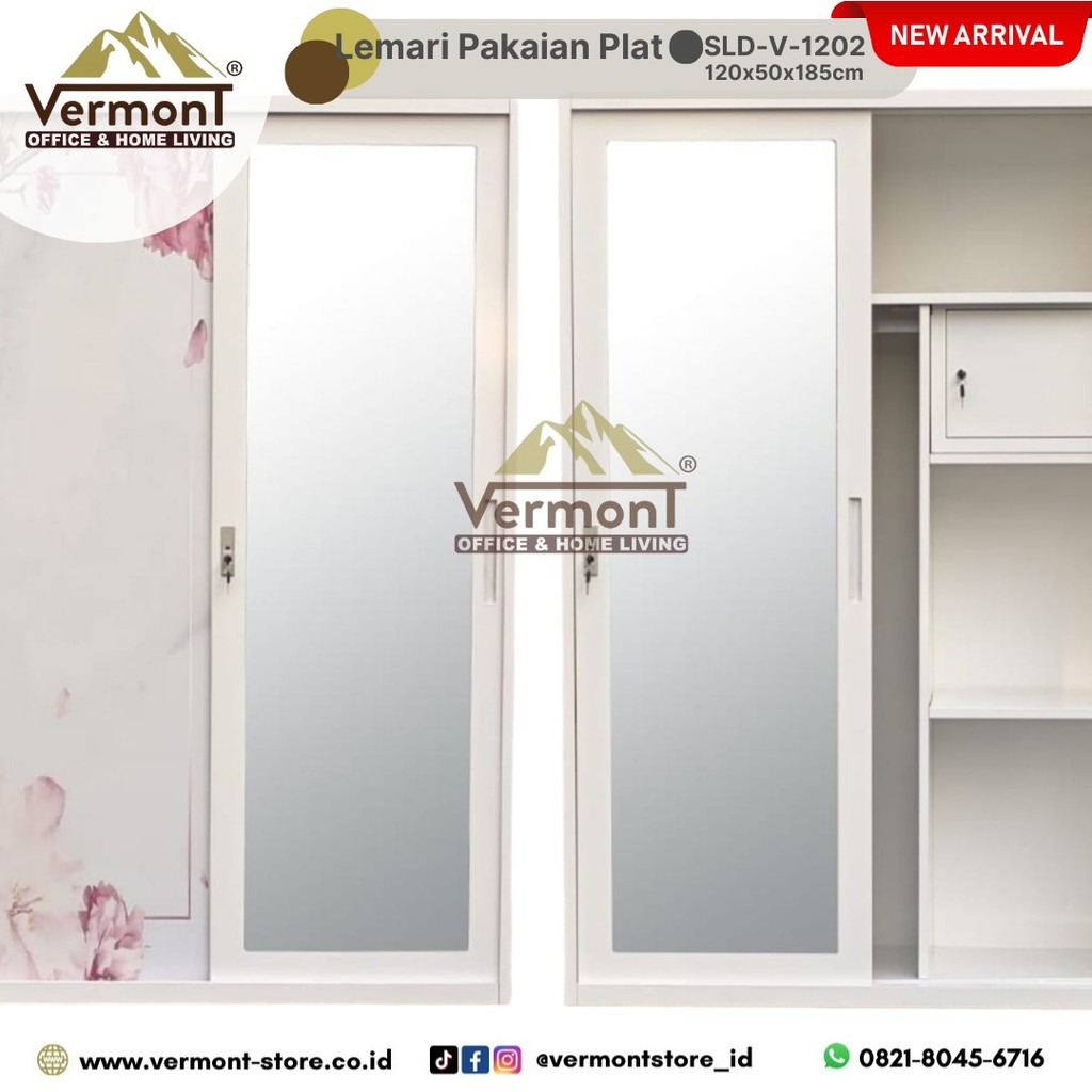 Lemari Pakaian Plat Besi SLD V 1202